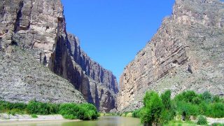 canyons and a river in Big Bend-Texas bucket list